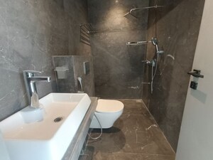 Bathroom in 4 BHK Apartment at Akshar One Akshar, Sanpada – for Rent