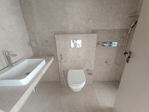 Bathroom in 4 BHK Apartment at Akshar One Akshar, Sanpada – for Rent