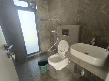 Bathroom in 4 BHK Apartment at Akshar One Akshar, Sanpada – for Rent