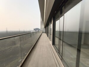 Balcony in 4 BHK Apartment at Akshar One Akshar, Sanpada – for Rent