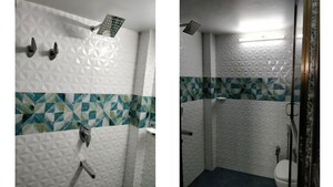 Bathroom in 2 BHK Apartment at SRA Mahalaxmi Building, Mahalaxmi – for Rent