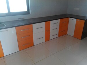 Kitchen in 3 BHK Apartment at Ambiience Antilia, Bavdhan – for Rent