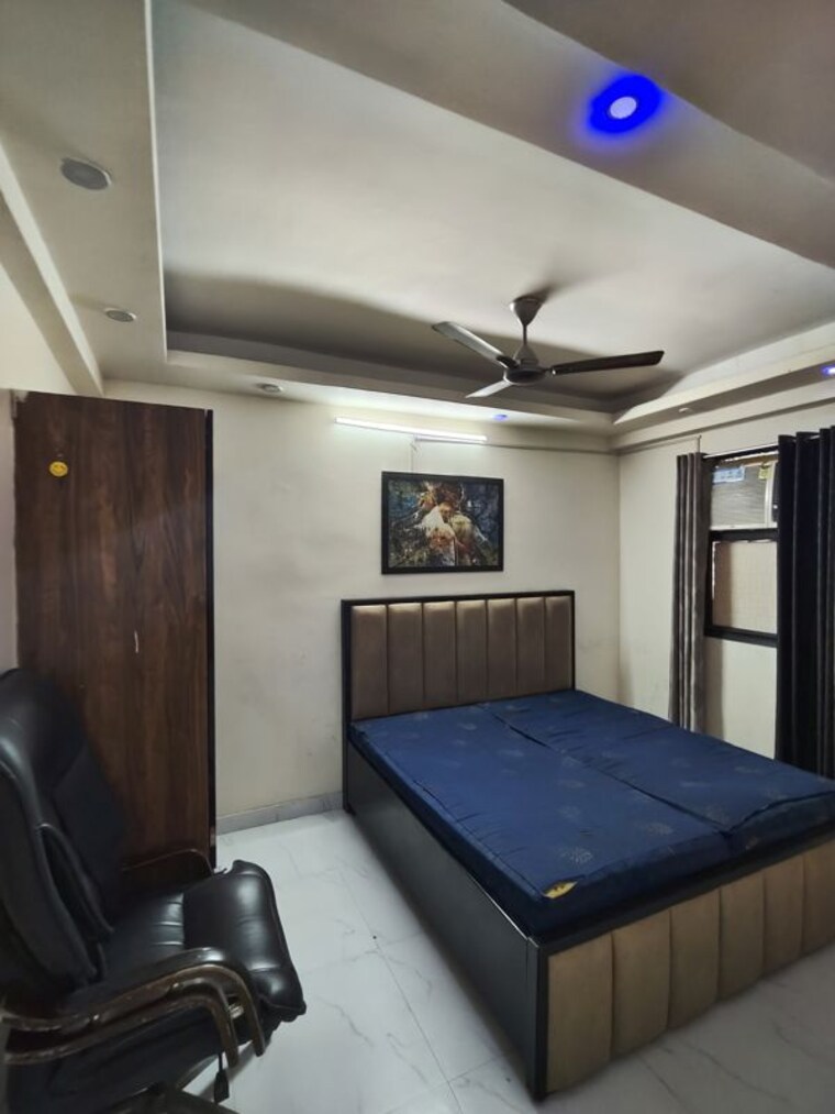 Bedroom, blessed-homes 1 Bedroom 550 Sq.Ft. Builder Floor In Sector 70 Noida 9985211