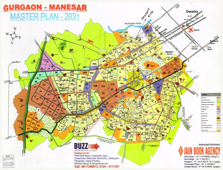 Map Location, dlf-city-phase-v 1 RK 300 Sq.Ft. Apartment In Dlf Phase V Gurgaon 9985026