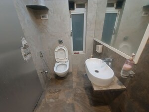 Bathroom in 2 BHK Apartment at Sea Breeze Tower, Nerul – for Rent