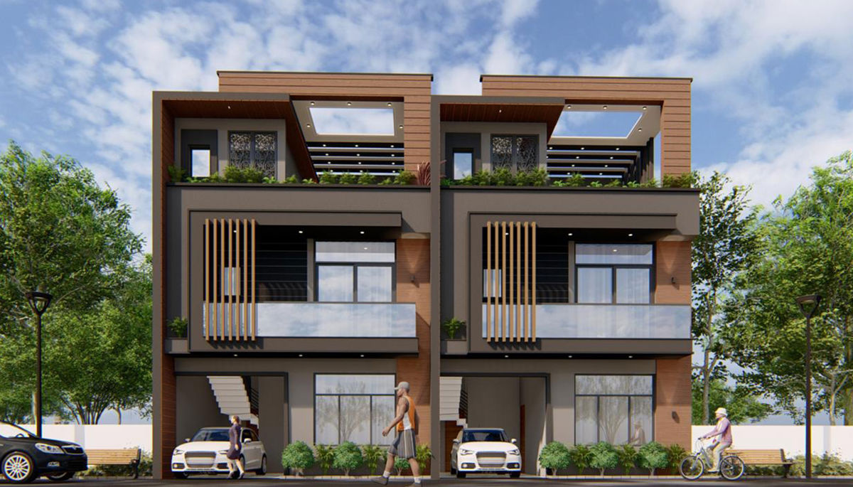 3.5 BHK + Pooja Room,Servant Room,Study Room,Extra Room Villa For Sale in Sector 12 Greater Noida