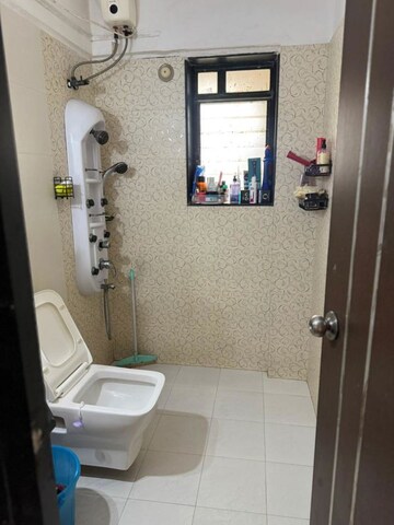 Bathroom in 1 BHK Apartment at Gemstar Nestle Apartments, Malad West – for Rent