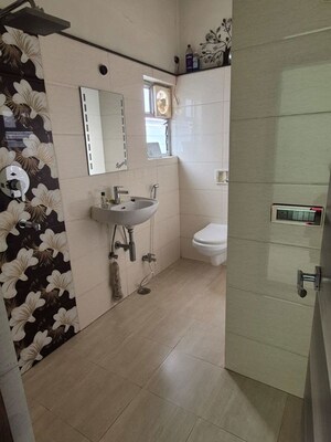 Bathroom in 3 BHK Apartment at Mithapur – for Rent