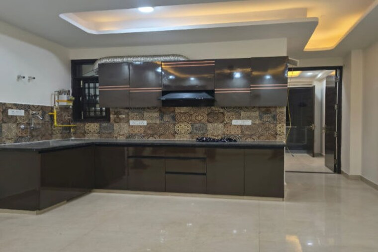 Kitchen, chattarpur 2 Bedroom 795 Sq.Ft. Builder Floor In Chattarpur Delhi 9985373