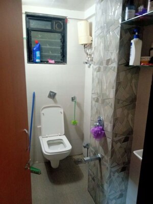 Bathroom in 2 BHK Apartment at Omkar Veda Exclusive, Parel – for Rent
