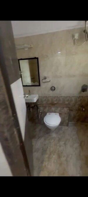 Bathroom in 3 BHK Apartment at Sunder Nagar – for Rent