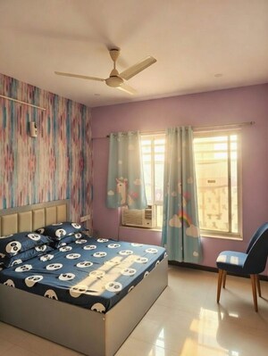 Bedroom in 3 BHK Apartment at Soham Tropical Lagoon, Ghodbunder Road – for Rent