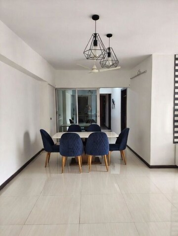 Living Room in 3 BHK Apartment at Soham Tropical Lagoon, Ghodbunder Road – for Rent