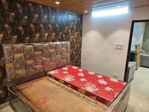 Bedroom in 1 BHK Builder Floor at Maya Homes, Indrapuram – for Rent