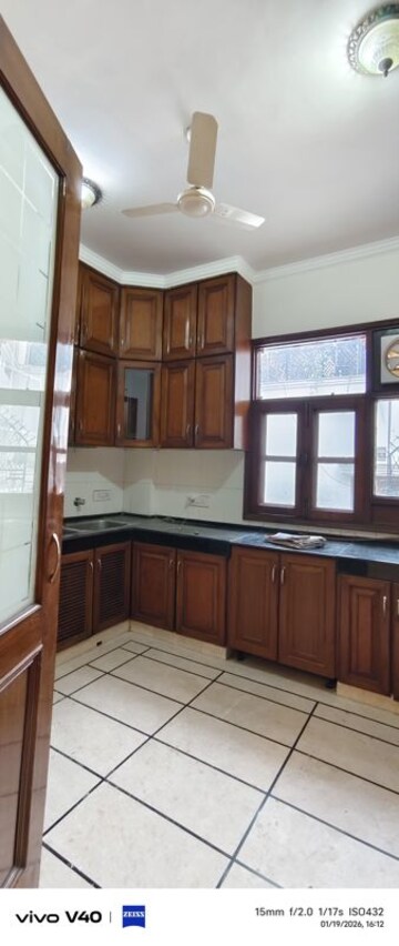 Kitchen in 3 BHK Builder Floor at Defence Colony – for Rent