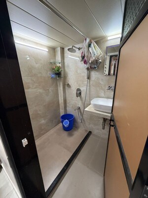 Bathroom in 1 BHK Apartment at Dadarkar Building, Dadar West – for Rent