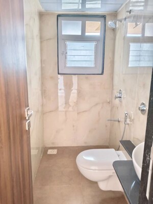Bathroom in 3 BHK Apartment at Wadhwani Om Mangalam Yash, Kiwale – for Rent
