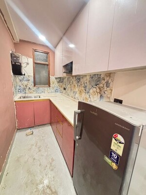 Kitchen in 1 BHK Apartment at Chattarpur – for Rent