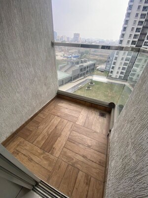 Balcony in 2 BHK Apartment at VJ YashOne Infinitee, Tathawade – for Rent