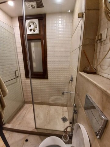 Bathroom in 3 BHK Builder Floor at Green Park – for Rent