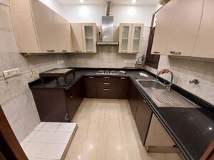 Kitchen in 3 BHK Builder Floor at Green Park – for Rent