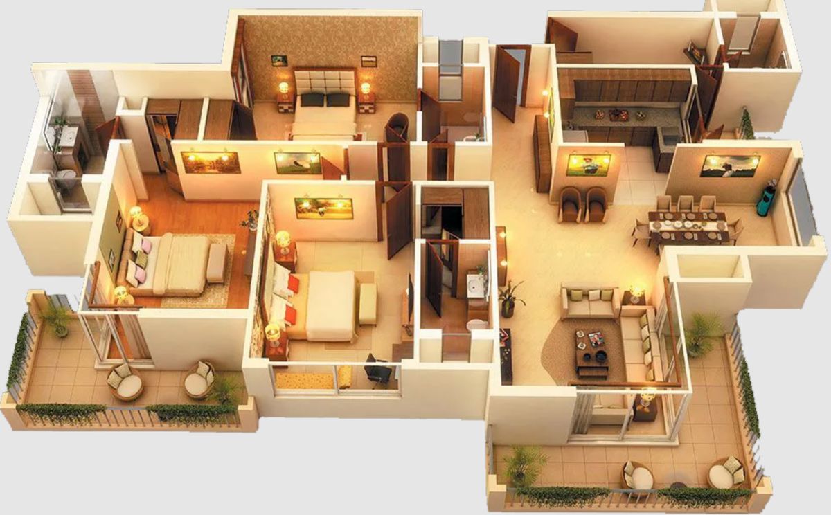 4 BHK +Apartment For Rent in Sector 11