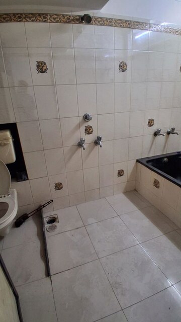 Bathroom in 3 BHK Apartment at Raheja Township, Malad East – for Rent