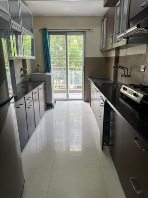 Kitchen in 2 BHK Apartment at Alcon Silverleaf, Mundhwa – for Rent