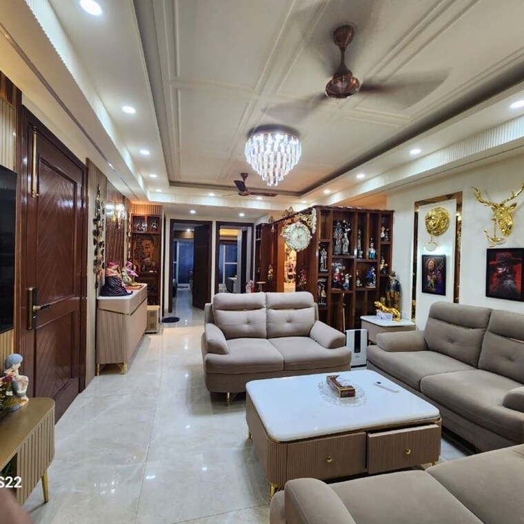 Living Room, chattarpur 3 Bedroom 1125 Sq.Ft. Builder Floor In Chattarpur Delhi 9986089