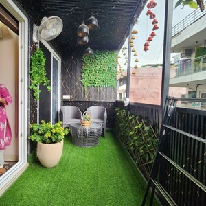 Balcony in 3 BHK Builder Floor at Chattarpur – for Sale