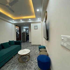 Living Room in 3 BHK Builder Floor at Chattarpur – for Rent