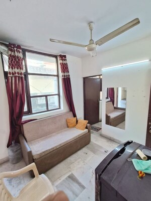 Living Room in 1 BHK Builder Floor at East Of Kailash – for Rent