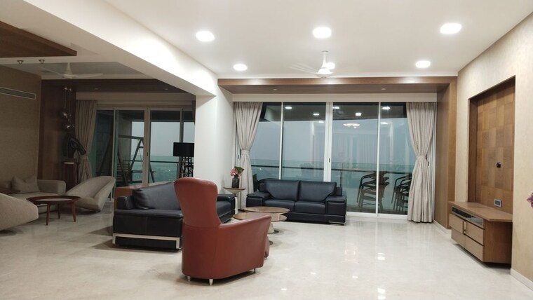 Living Room, bayview-terraces 5 Bedroom 5500 Sq.Ft. Apartment In Prabhadevi Mumbai 9986118