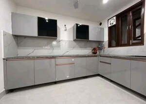 Kitchen in 3 BHK Builder Floor at Palm Residency Chhatarpur, Chattarpur – for Rent