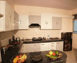 Kitchen in 3 BHK Apartment at Hazratganj – for Rent