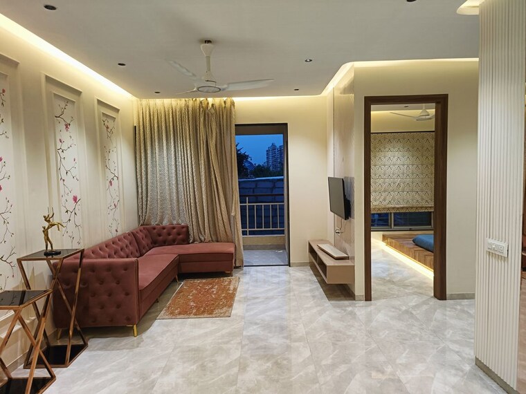 Living Room, vtb-crown 1 Bedroom 506 Sq.Ft. Apartment In Moshi Pune 9986260