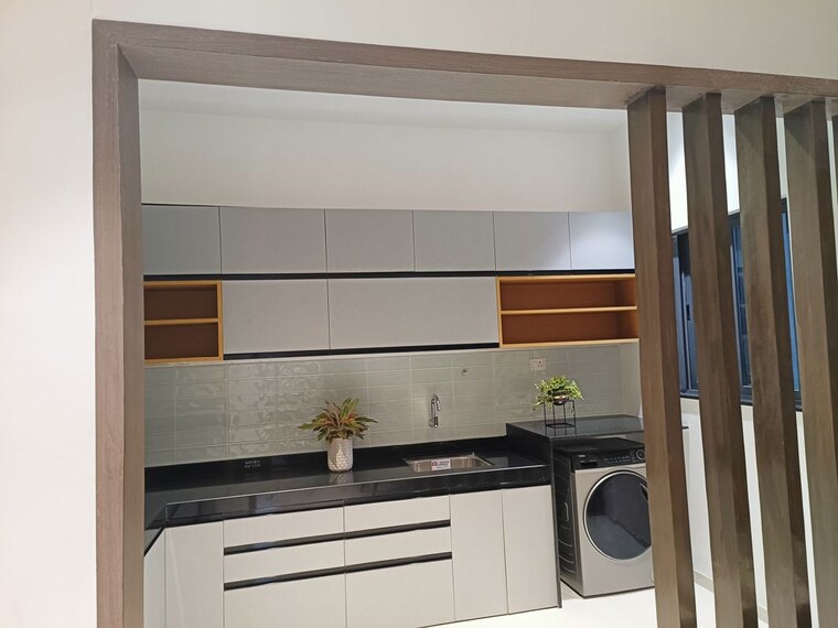 Kitchen, vtb-crown 1 Bedroom 506 Sq.Ft. Apartment In Moshi Pune 9986260