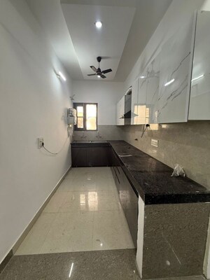 Kitchen in 3 BHK Builder Floor at Dhakoli – for Rent