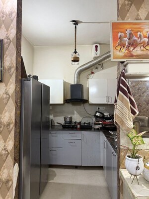 Kitchen in 3 BHK Builder Floor at Pir Machalla – for Rent