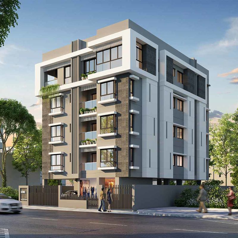 3 BHK + Pooja Room Apartment For Sale in Gariahat