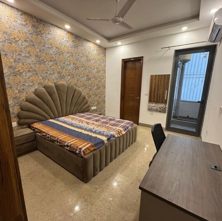 Bedroom, malviya nagar 3 Bedroom 1800 Sq.Ft. Builder Floor In Malviya Nagar Delhi 9986298