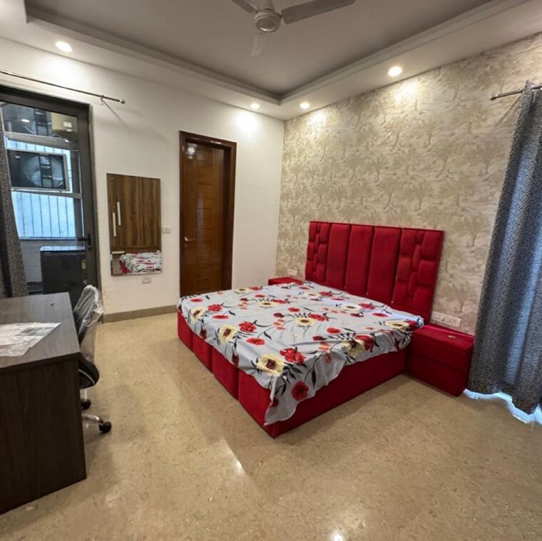 Bedroom, malviya nagar 3 Bedroom 1800 Sq.Ft. Builder Floor In Malviya Nagar Delhi 9986298