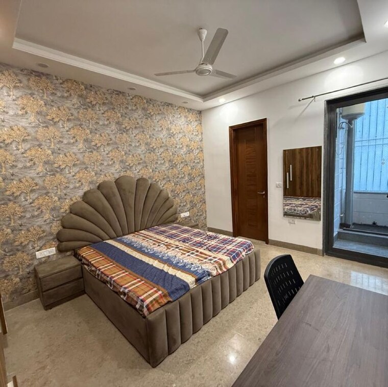 Bedroom, malviya nagar 3 Bedroom 1800 Sq.Ft. Builder Floor In Malviya Nagar Delhi 9986298