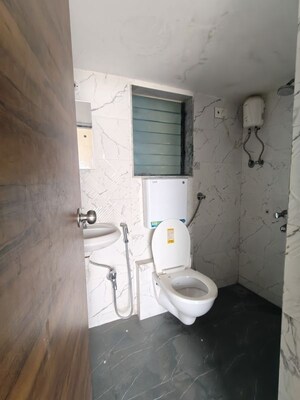 Bathroom in 1 BHK Apartment at Shree Ostwal Horizon, Mira Road – for Rent