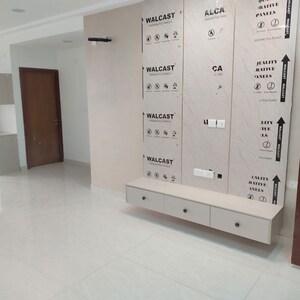 Living Room in 3 BHK Apartment at Prestige Beverly Hills, Kokapet – for Rent