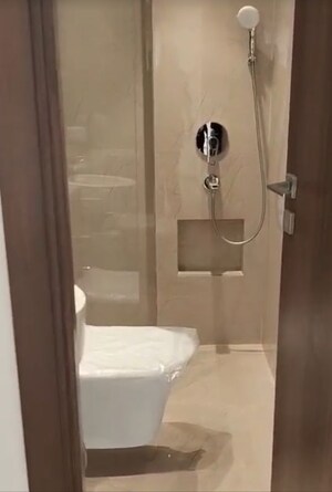 Bathroom in 3 BHK Apartment at Hiranandani Highland, Powai – for Rent