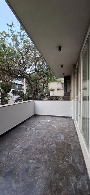 Balcony in 3 BHK Builder Floor at Nehru Enclave – for Rent