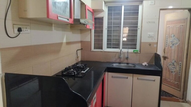 Kitchen, yash-sankul 2 Bedroom 1000 Sq.Ft. Apartment In Pimple Saudagar Pune 9986380