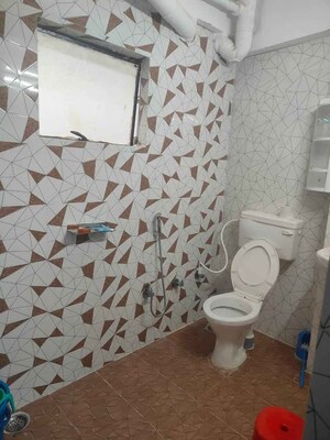 Bathroom in 1 RK Independent House at Husainganj – for Rent