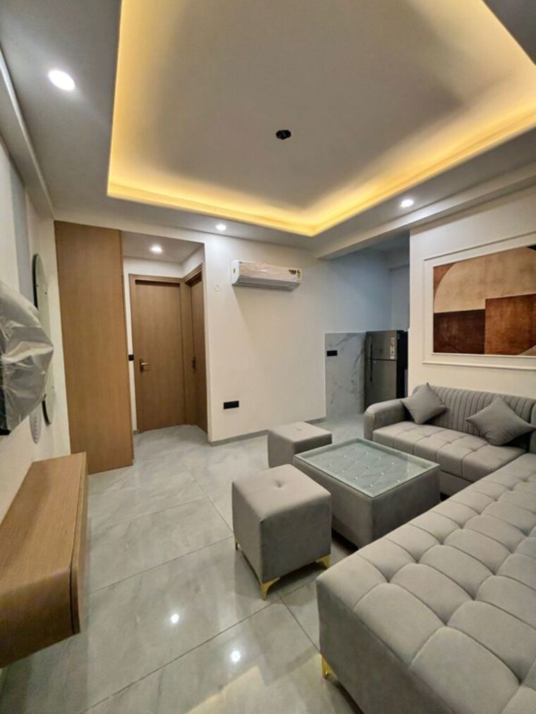 Bedroom, ambience-mall 1 Bedroom 700 Sq.Ft. Builder Floor In Sector 24 Gurgaon 9986440